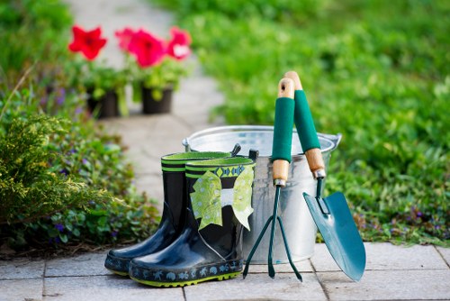 Waste volume-based pricing example for a courtyard clearance