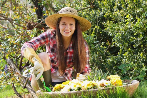 Garden waste removal and tidy-up in a Holloway backyard